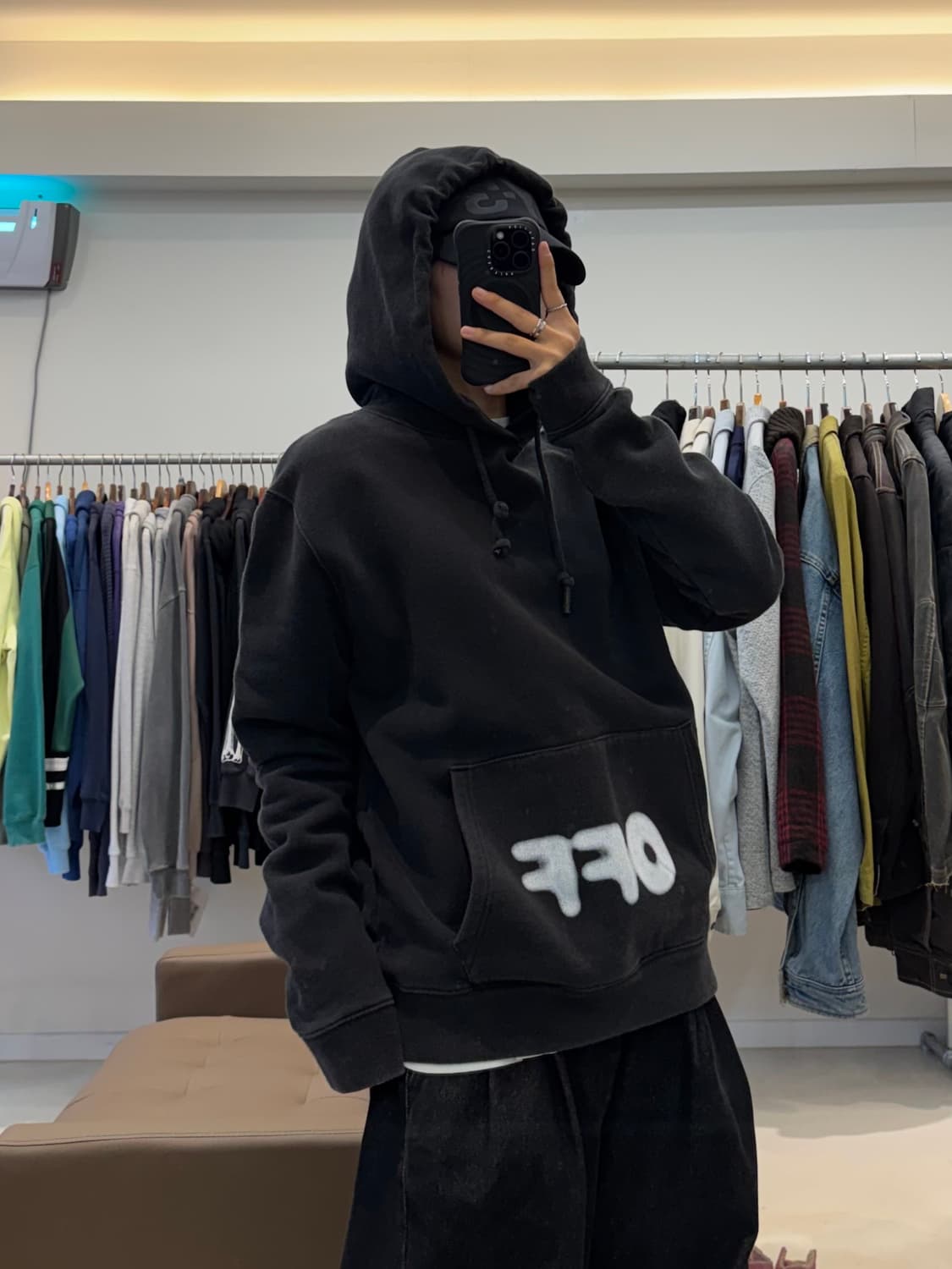 오프화이트 13s 그래픽 후드티 상품이미지6