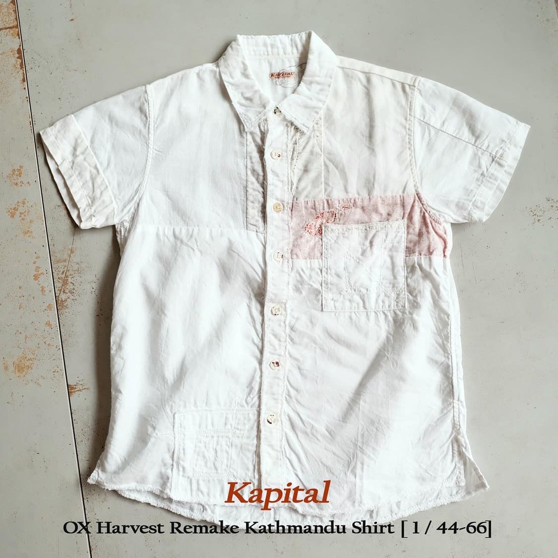 캐피탈 Ox 하베스트 카트만두 반팔셔츠 1사이즈 상품이미지1