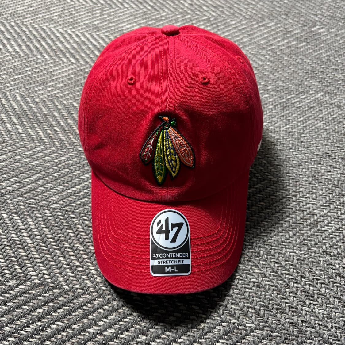 47브랜드 시카고 블랙호크스 레드 볼캡(M-L) 상품이미지1