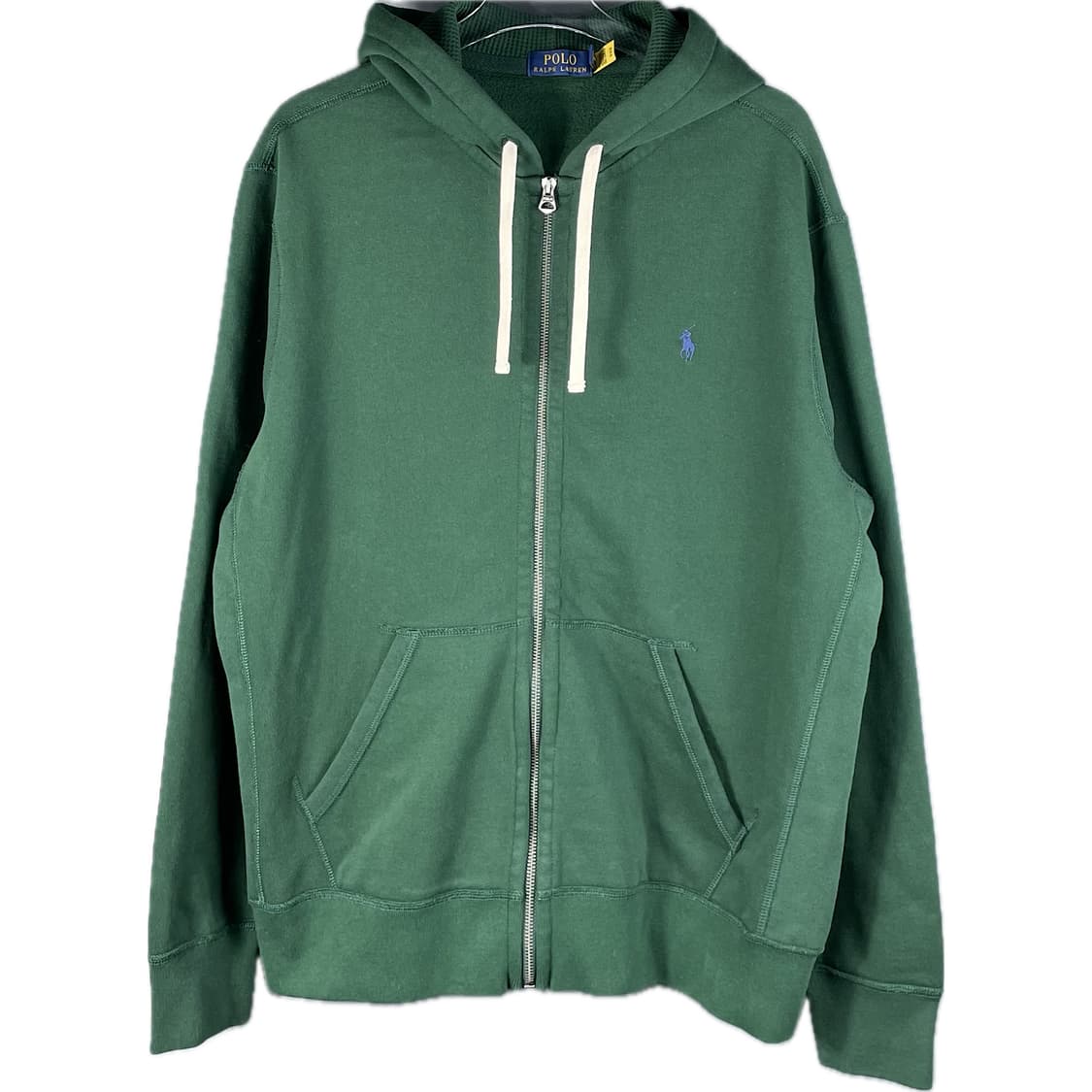 [L] 폴로 랄프로렌 코튼 자수로고 후드 집업 QR인증 상품이미지1