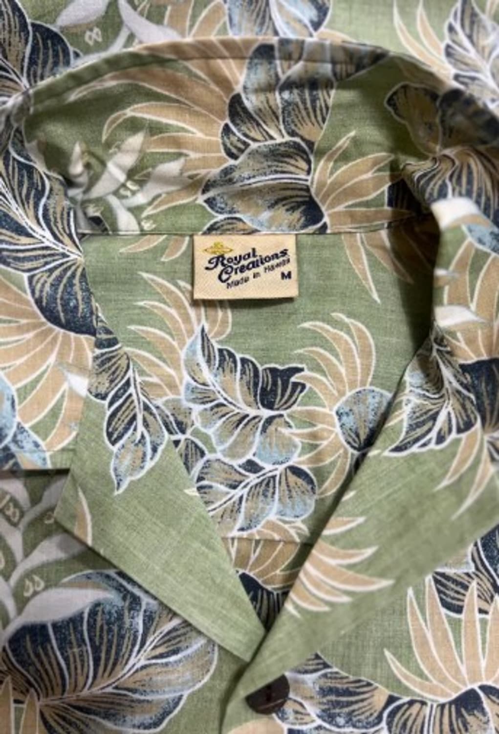 로얄크리에이션 남성 하와이안셔츠 M 상품이미지4