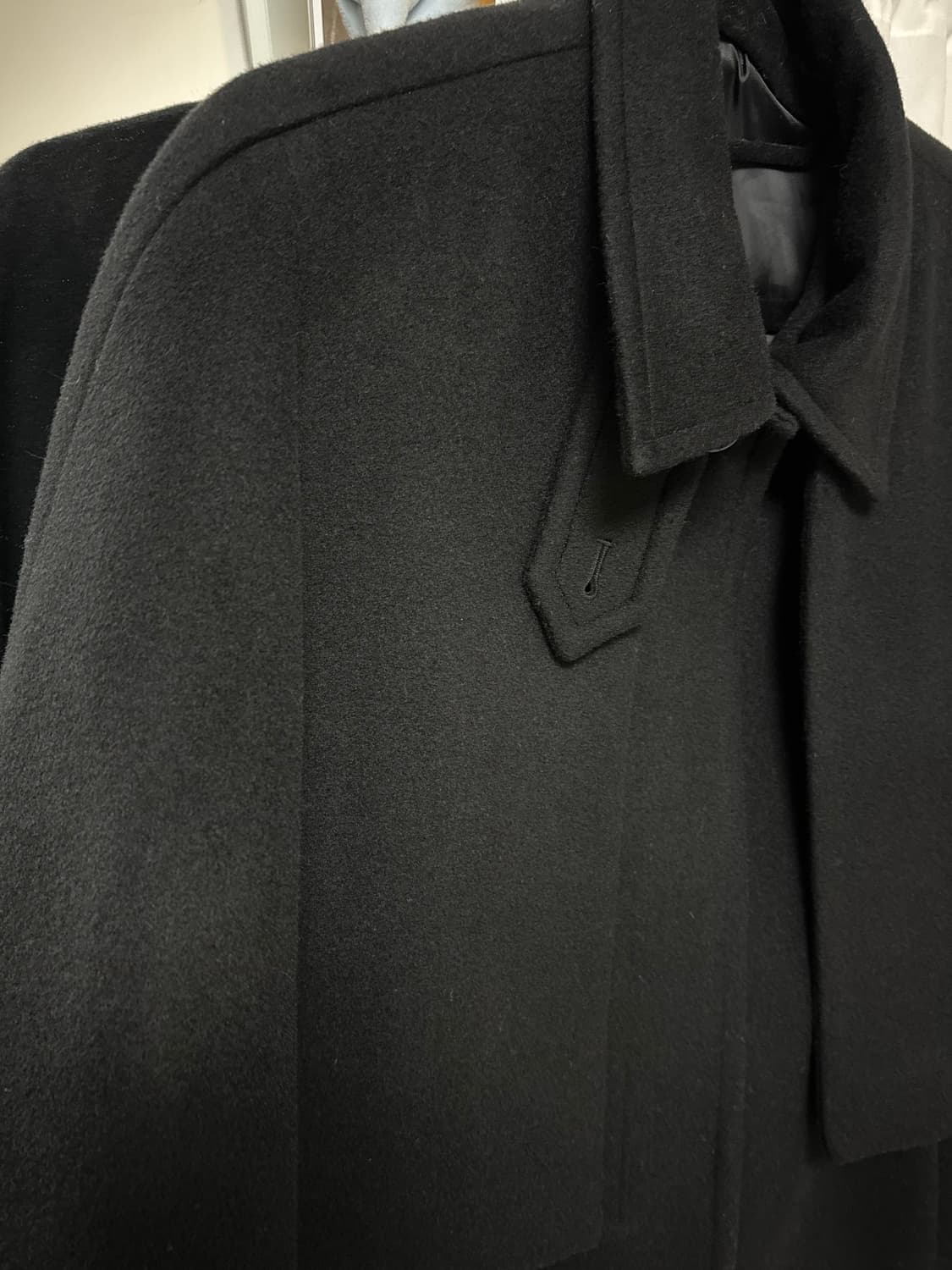 더티스 케이프 울 발마칸 케이프 블랙 S 상품이미지7