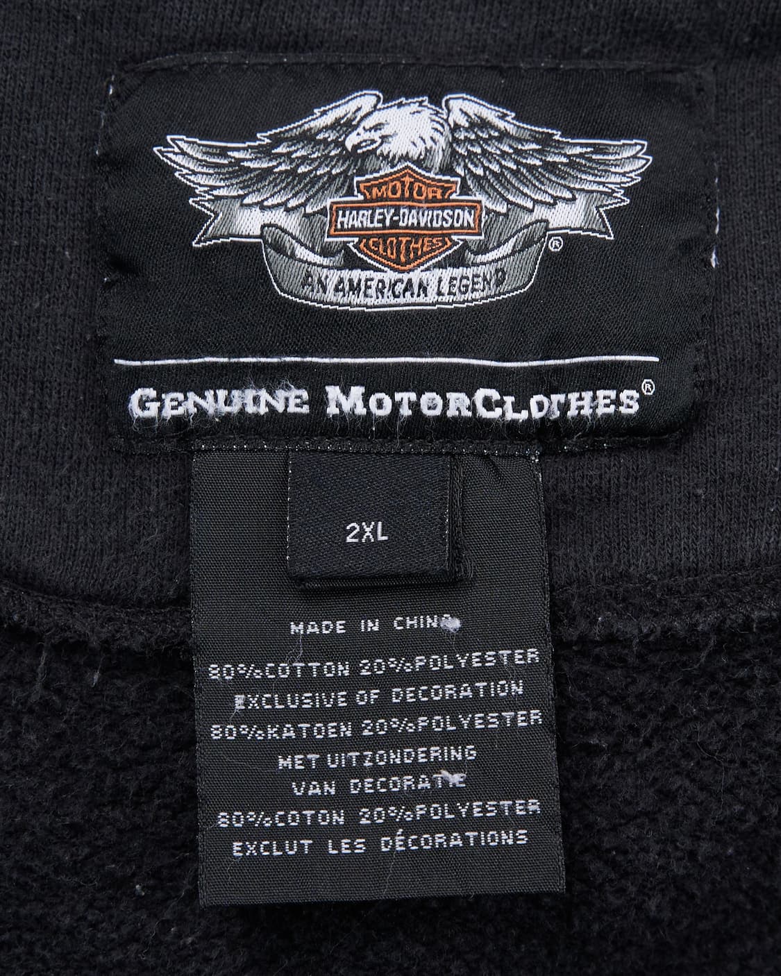 Harley Davidson 00’s 빅로고 후드 집업 상품이미지8