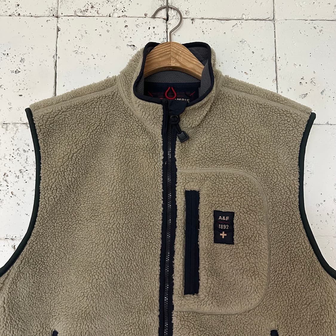 L 아베크롬비 양털 후리스 조끼 상품이미지2