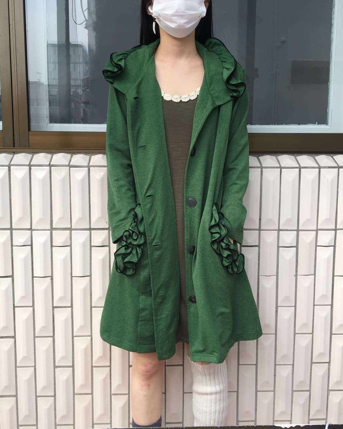 Frill point coat 상품이미지7