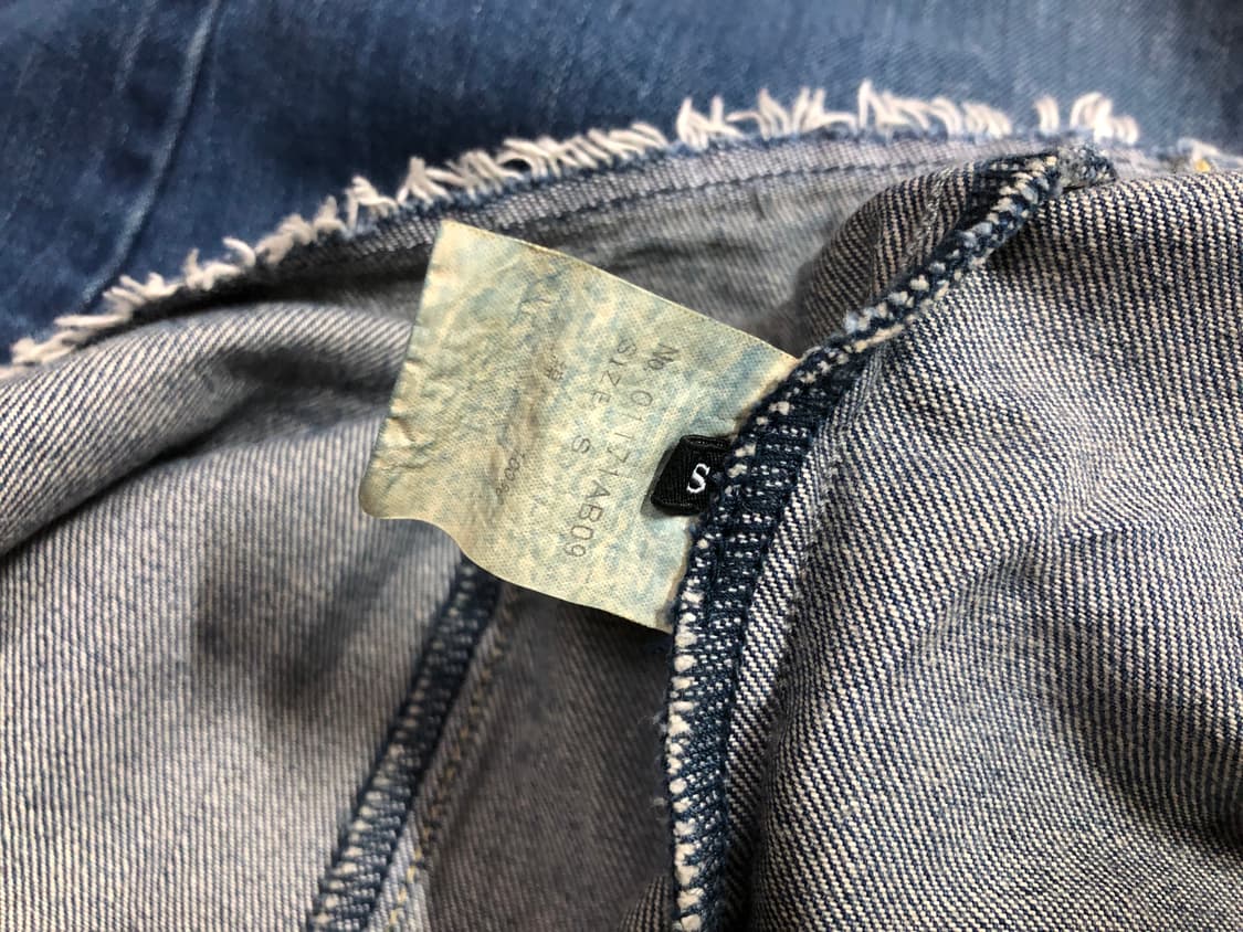 히스테릭글래머 프린지 스터드 데님자켓 S 상품이미지10