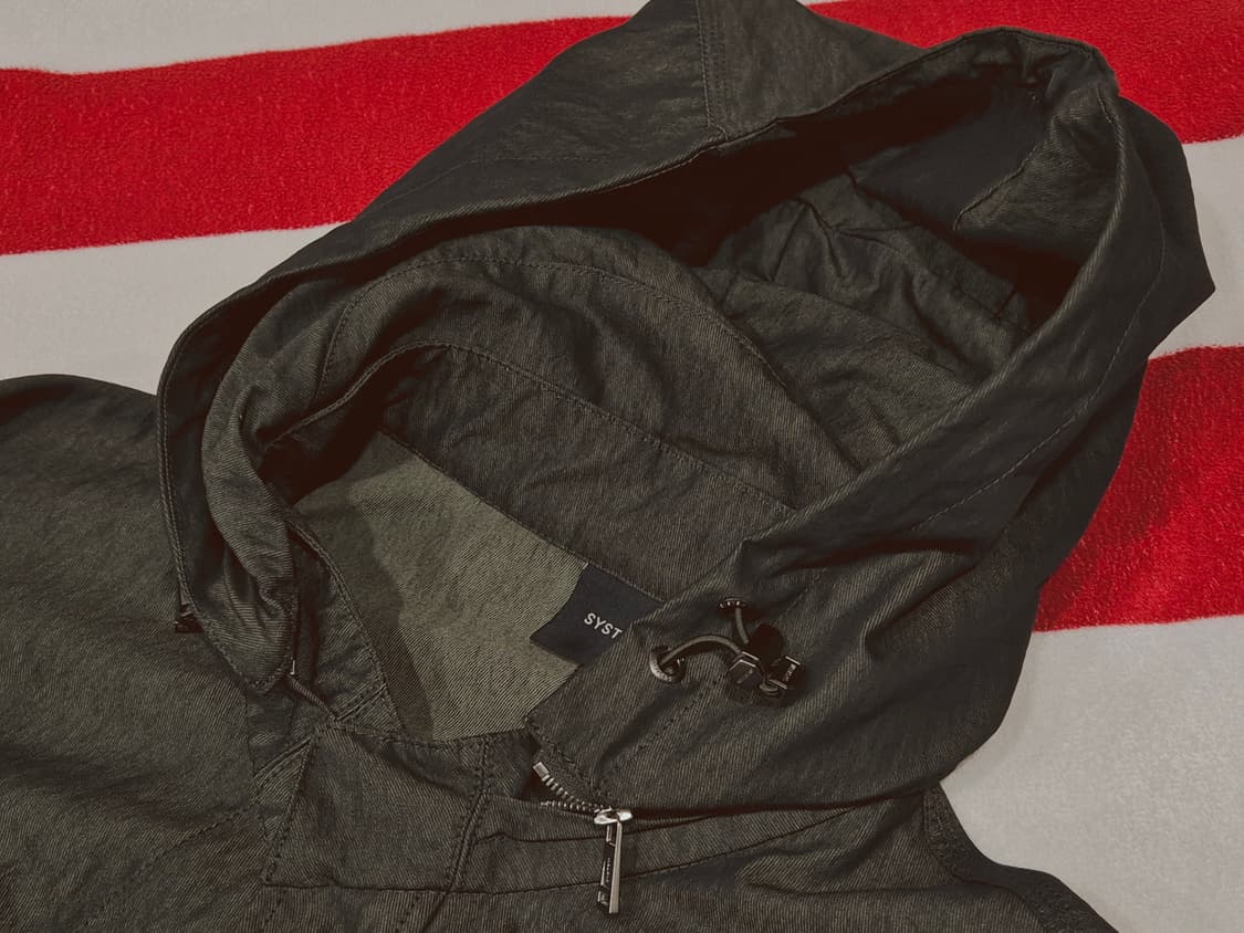 시스템 옴므 디테쳐블 후드 셔츠 자켓 상품이미지2