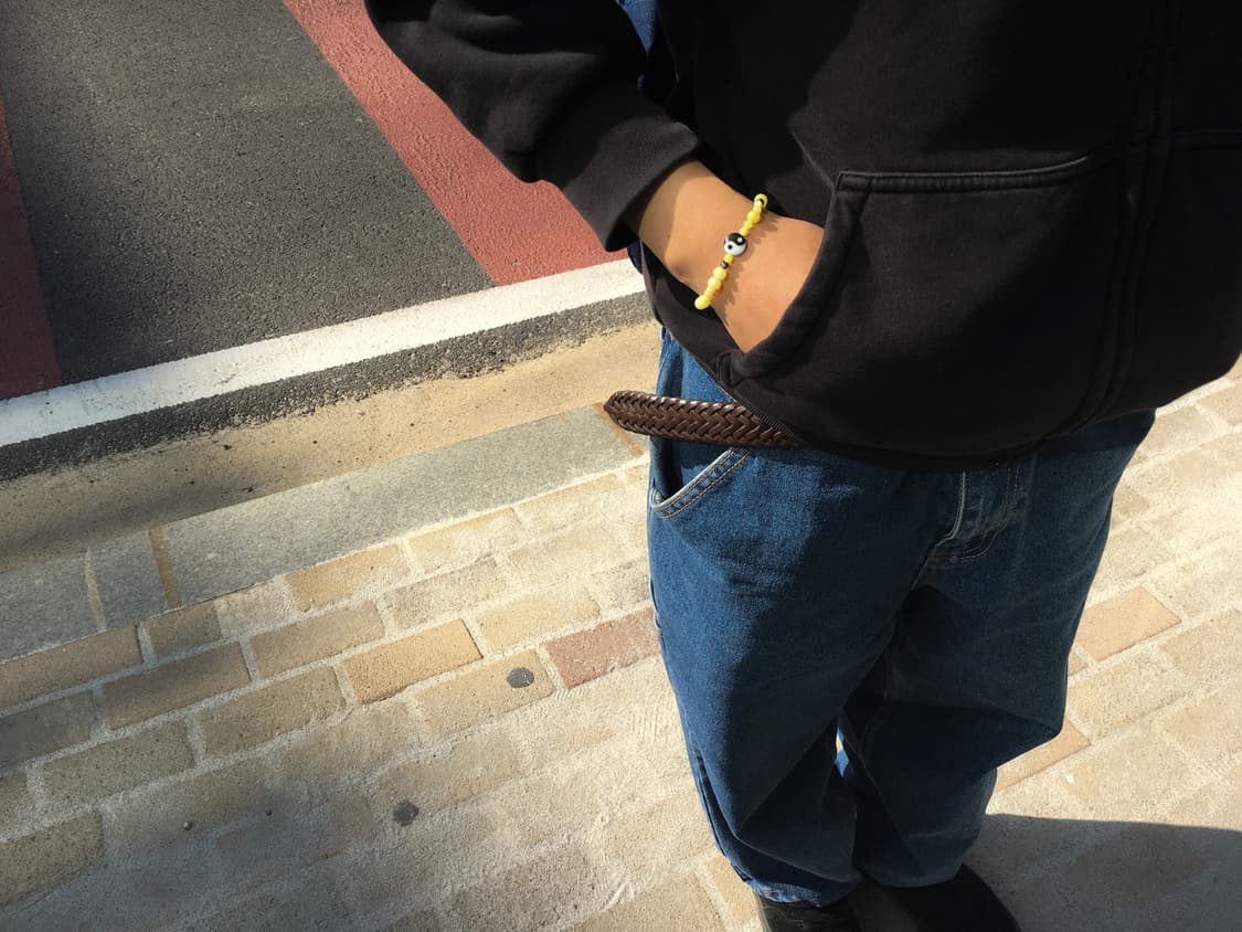 lime yin-yang bracelet 상품이미지2