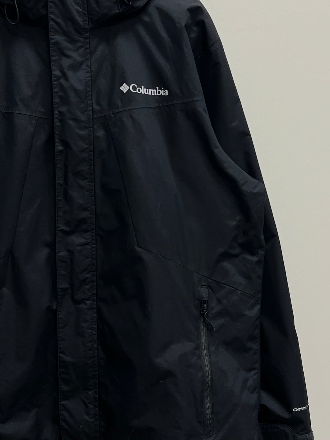 (XL) 콜롬비아 옴니테크 바람막이 블랙 상품이미지3