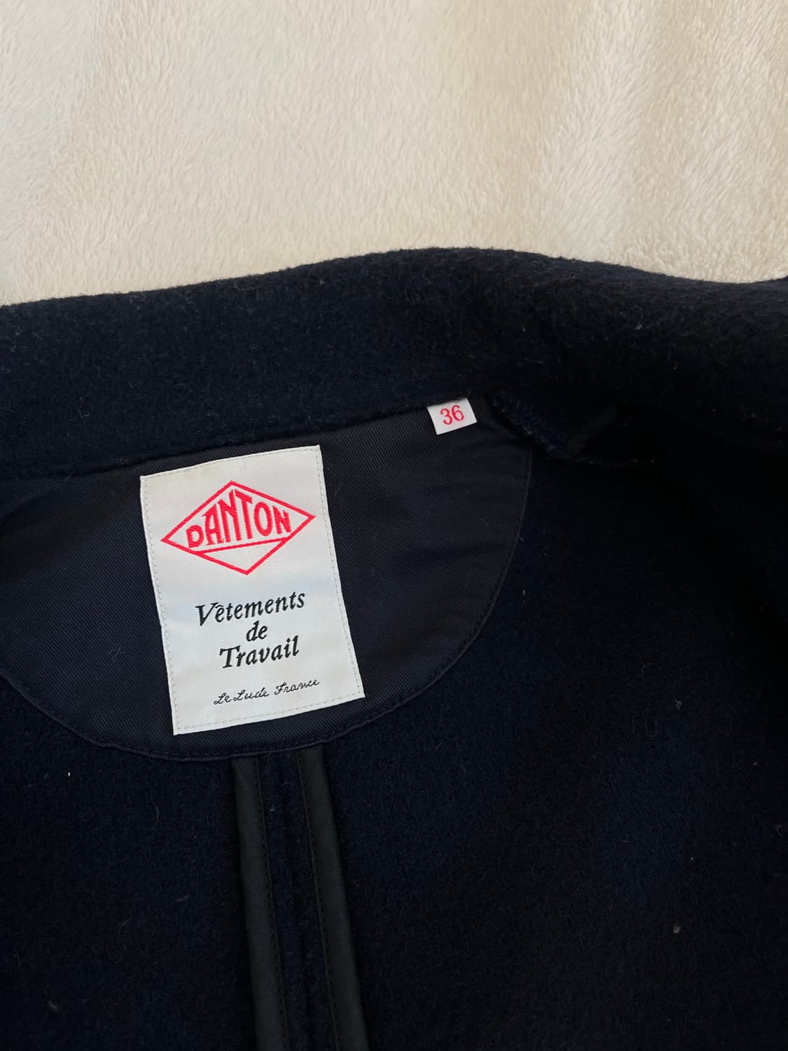 단톤 울자켓 36 네이비 상품이미지3