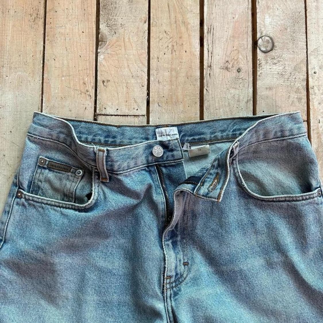 31)캘빈클라인 ck 연청 빈티지 구제데님 청바지 ca 상품이미지3