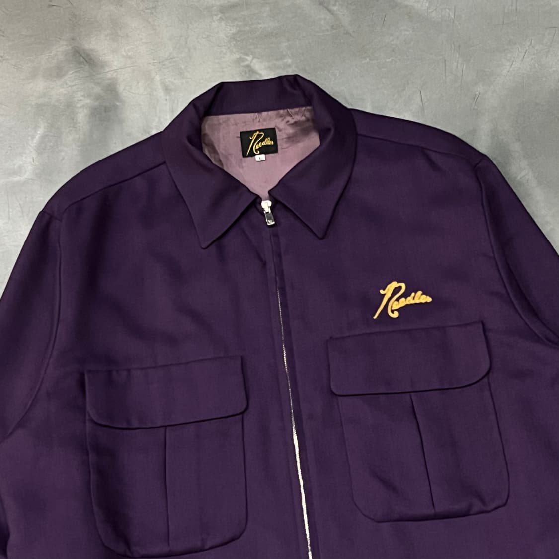  니들스 자수로고 개버딘 스포츠 자켓 y15242 상품이미지4