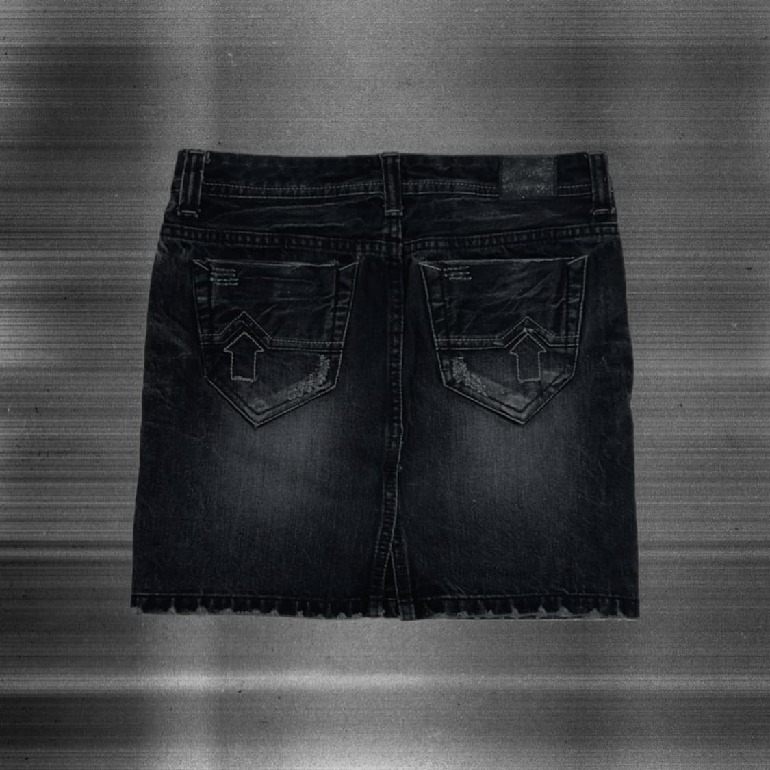 빈티지 펑크 워싱 데님 스커트 vintage punk rockchic 상품이미지2