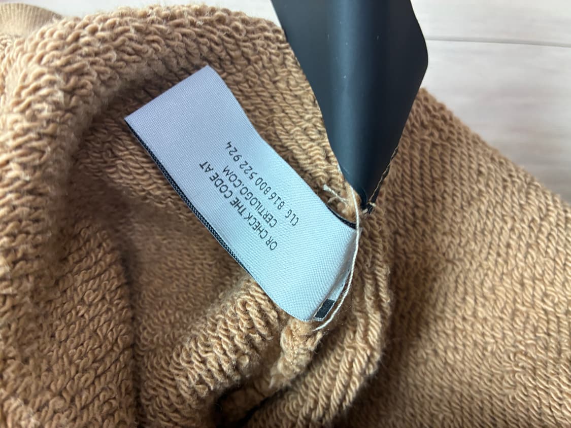 팜엔젤스 베이지/카멜컬러 베어 후드 xs (실제 S-L) 상품이미지5