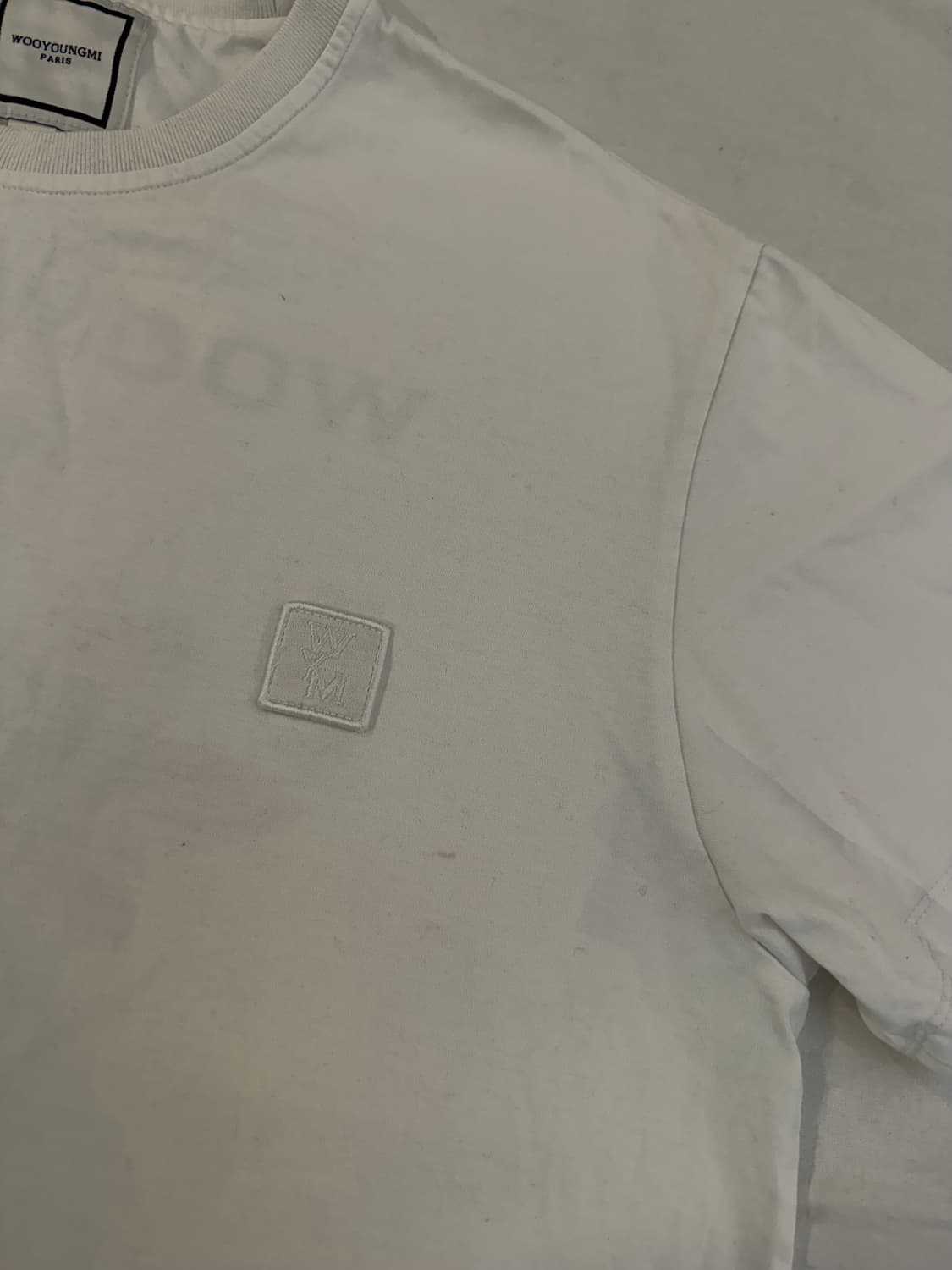 정품) 우영미 플라워 반팔 티셔츠 상품이미지6