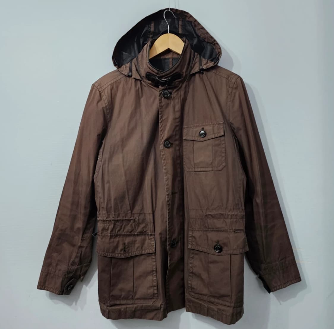 에르메네질도 제냐 후드 야상 자켓 100 상품이미지2