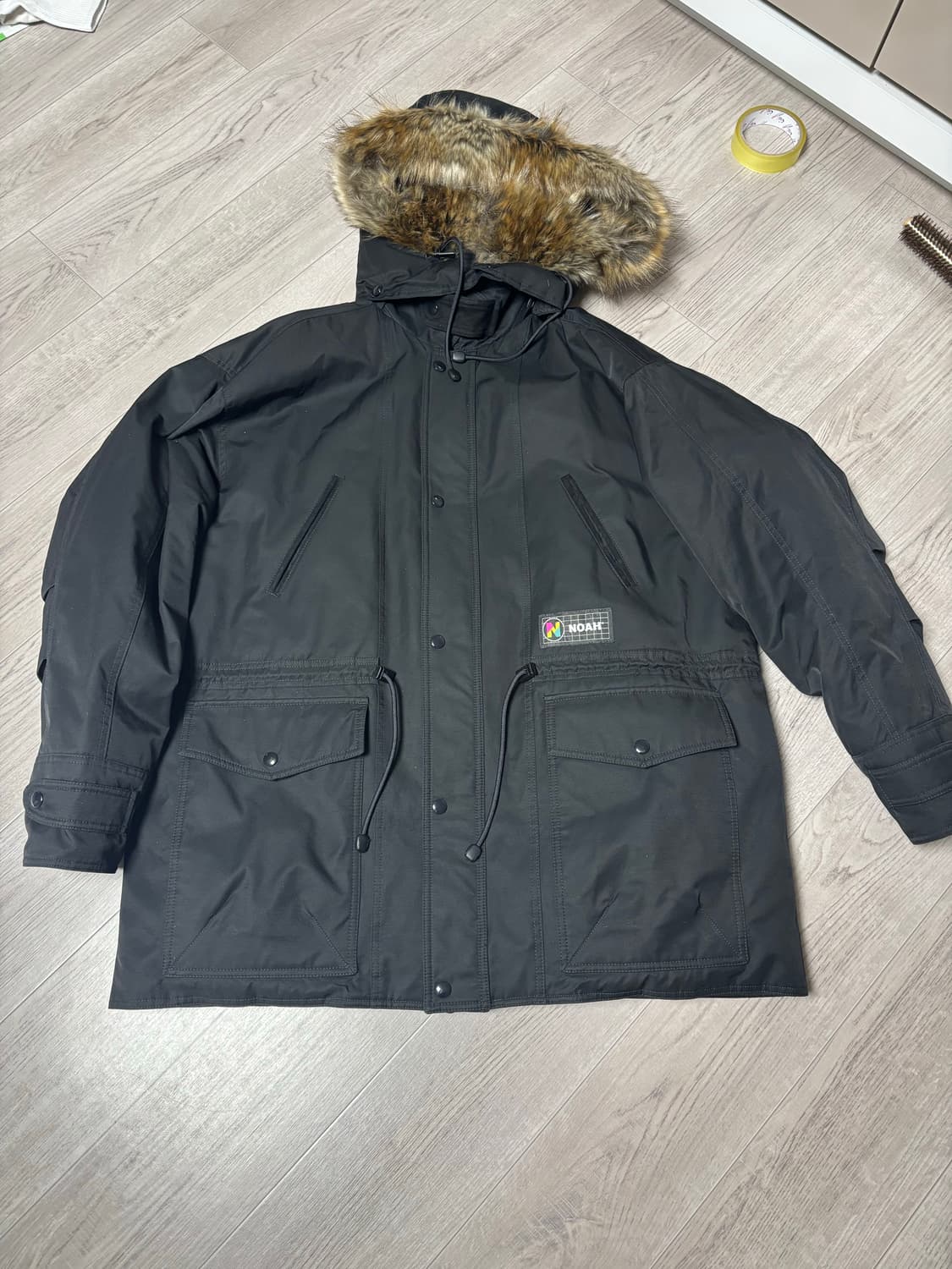 [L] 노아 캐시볼 익스페디션파카 블랙 24aw 상품이미지1