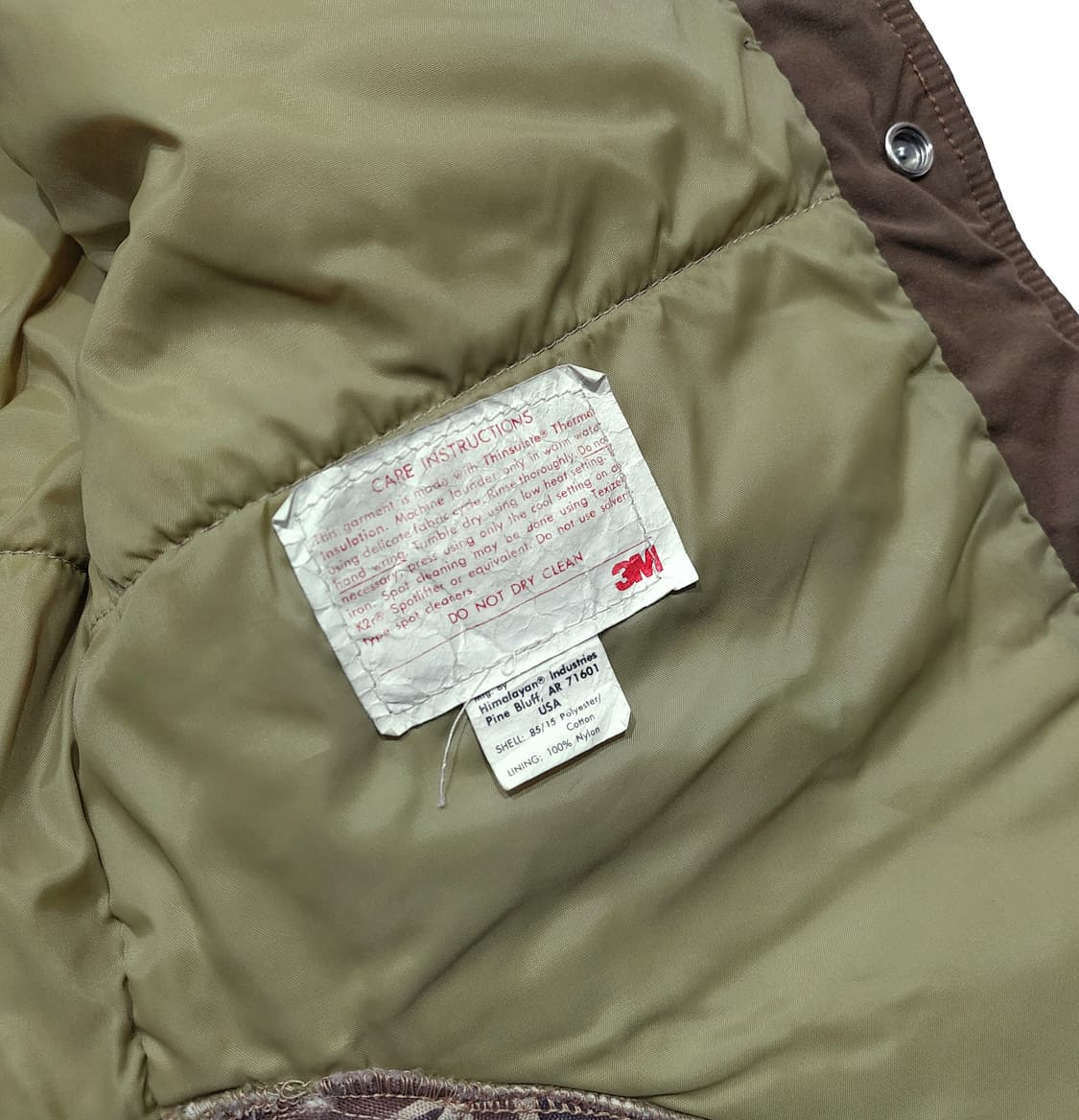 70~80s 히말라얀 웨스턴 덕카모 경량 패딩 자켓 100 상품이미지8