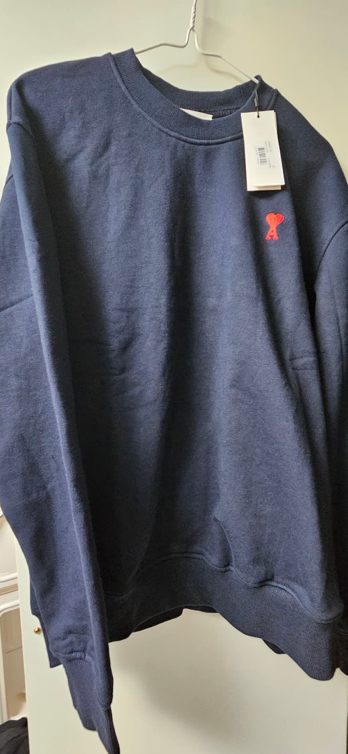 Ami 아미 스몰 하트 로고 맨투맨 m 상품이미지2