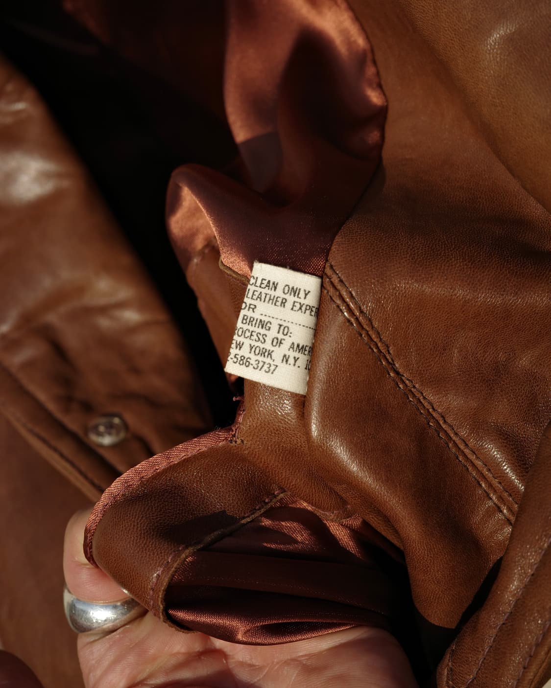 70s Sears Leather Shop 웨스턴 클래식 레더 자켓 상품이미지4