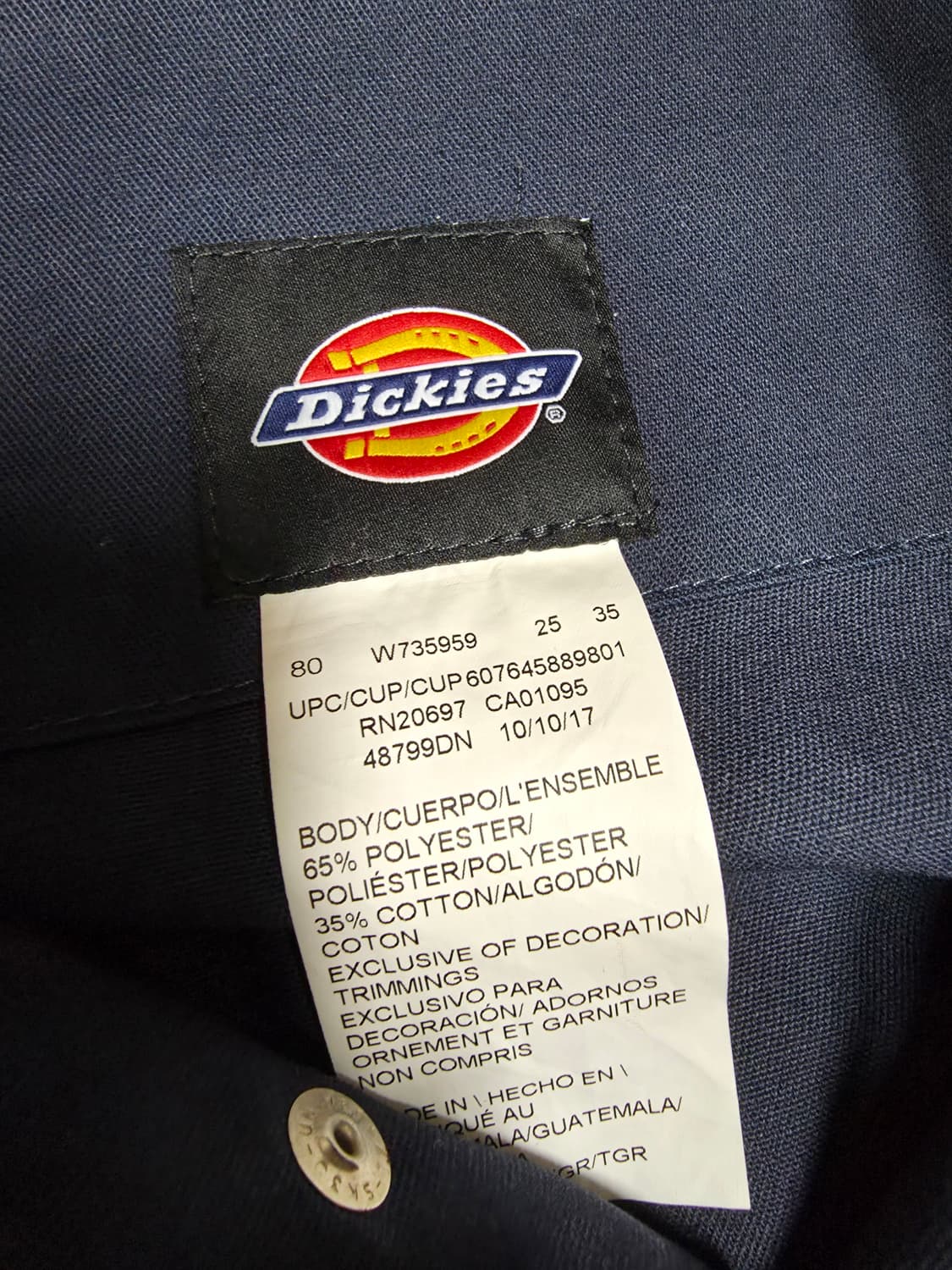 디키즈 점프수트 미사용품 상품이미지3