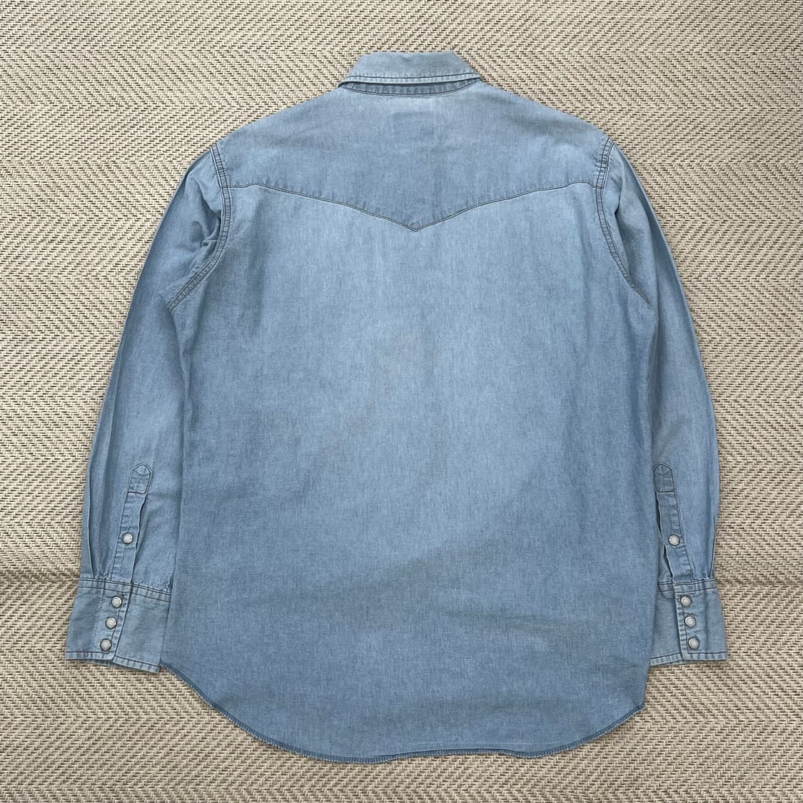 랭글러 투포켓 데님셔츠 r2619 상품이미지2