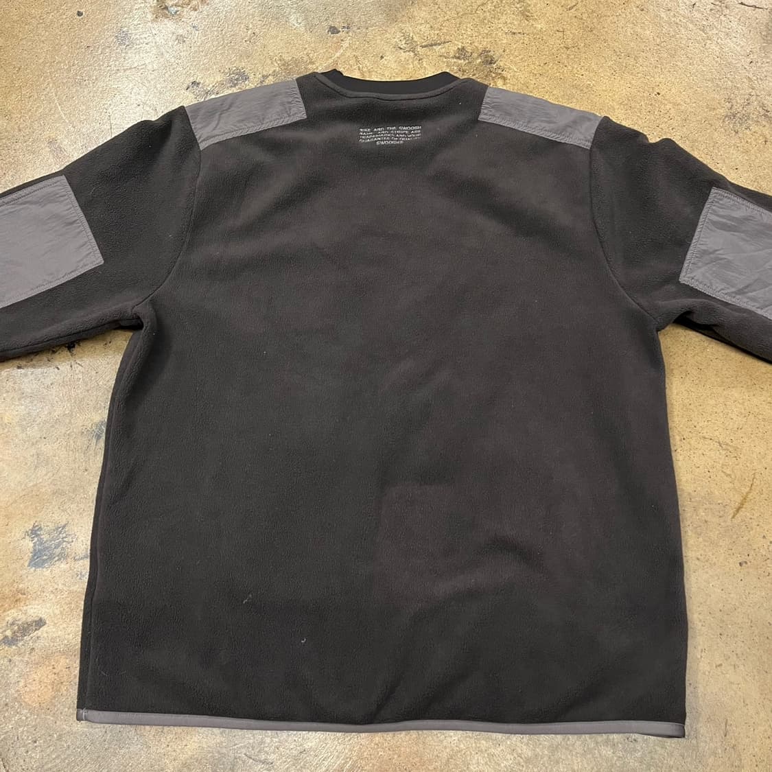 [정품/L] 나이키 스우시 블랙 그레이 맨투맨 b15 상품이미지4