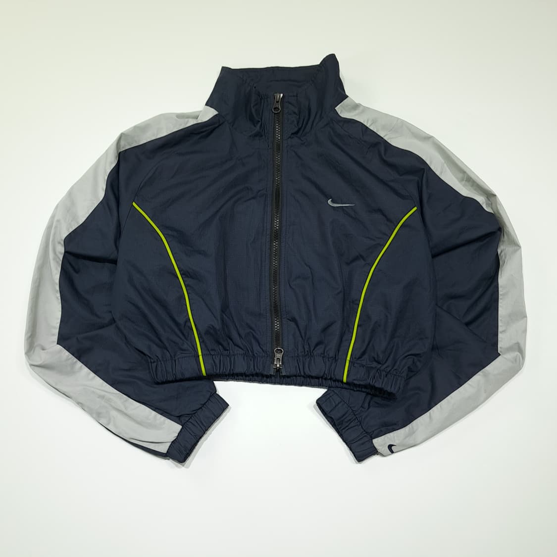 CK062 FREE 나이키 00s 네온파이핑 바람막이 크롭 자켓 상품이미지1