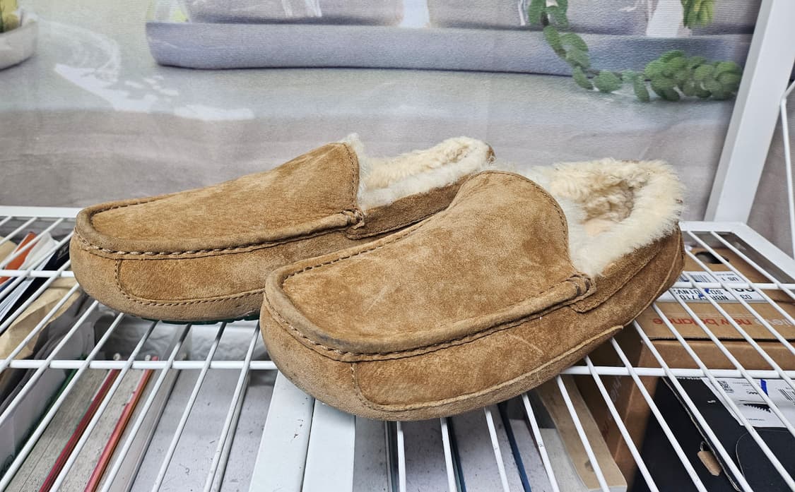 어그 남성 방한화 260 애스콧 양털 모카신 겨울 방한로퍼 SE02 상품이미지1