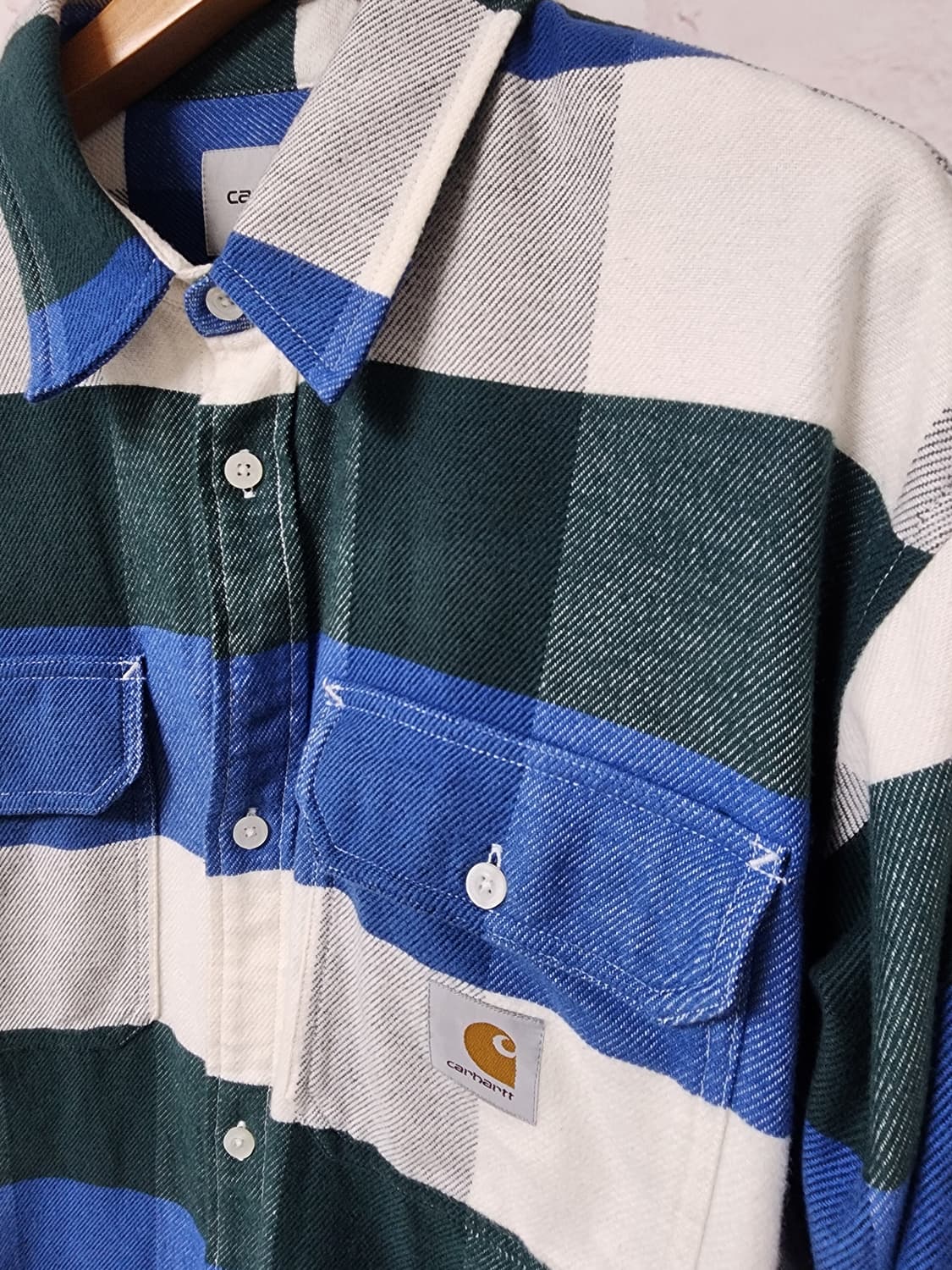 칼하트 겨울용 체크 셔츠 상품이미지2