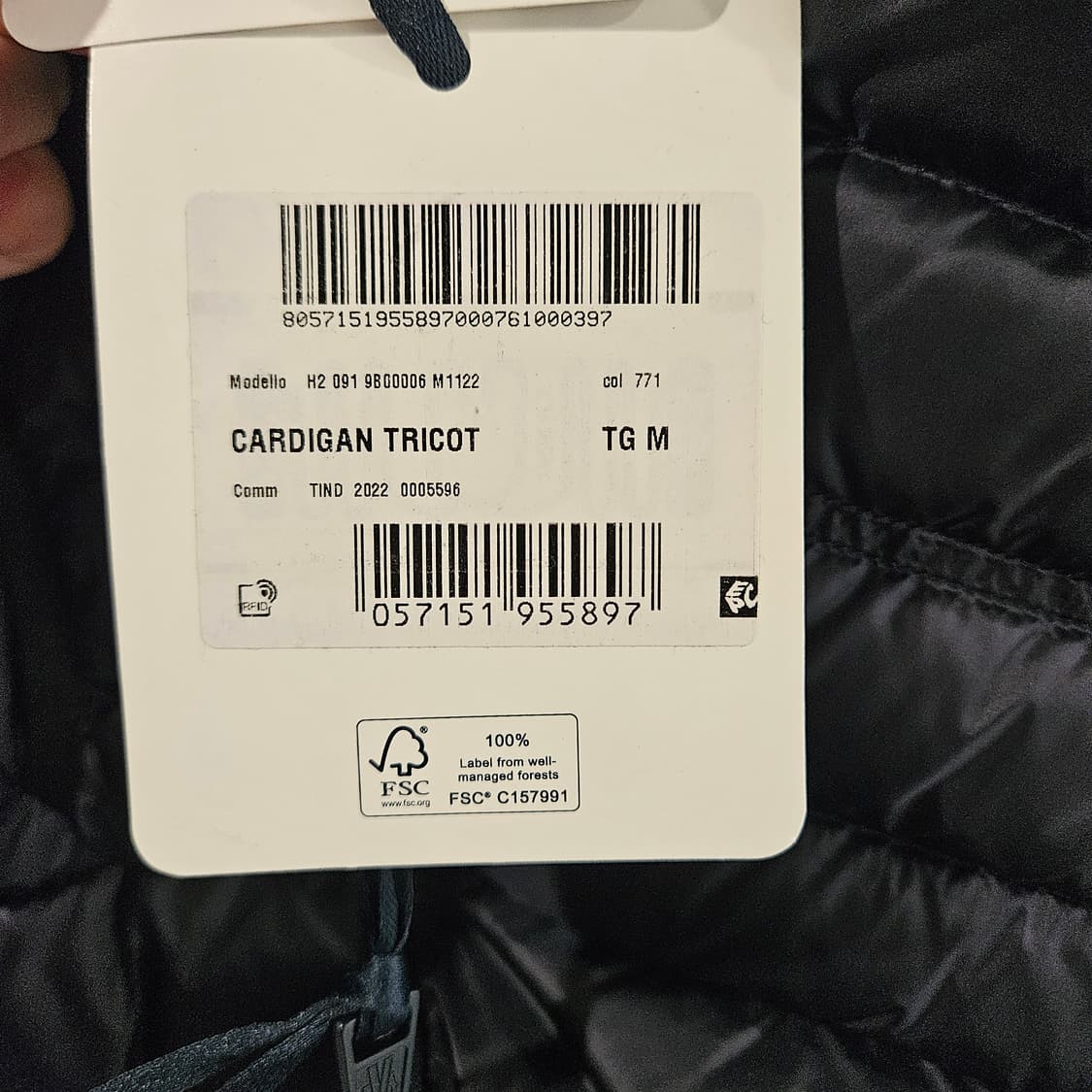 [백화점판 새상품] 몽클레어 니트패딩 가디건 m사이즈 상품이미지5