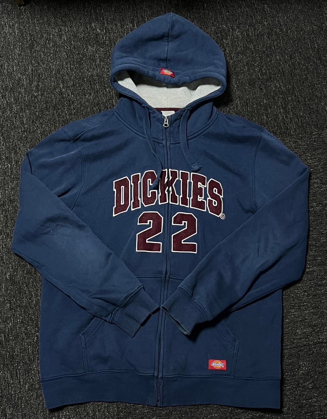 Dickies 디키즈 로고 넘버링 풀집업 후드 상품이미지1
