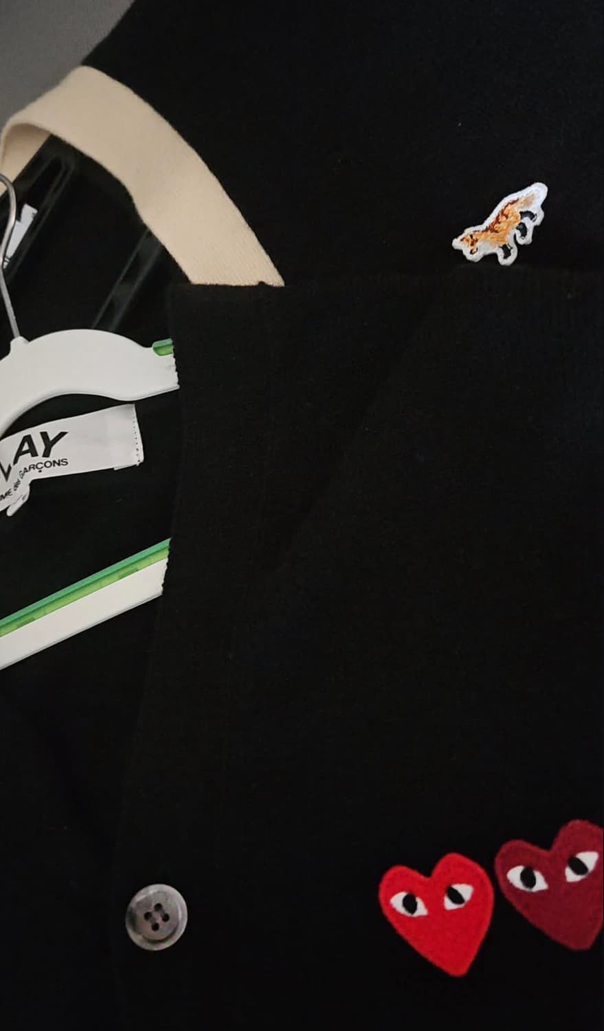 메종키츠네 베이비 폭스 가디건 상품이미지2