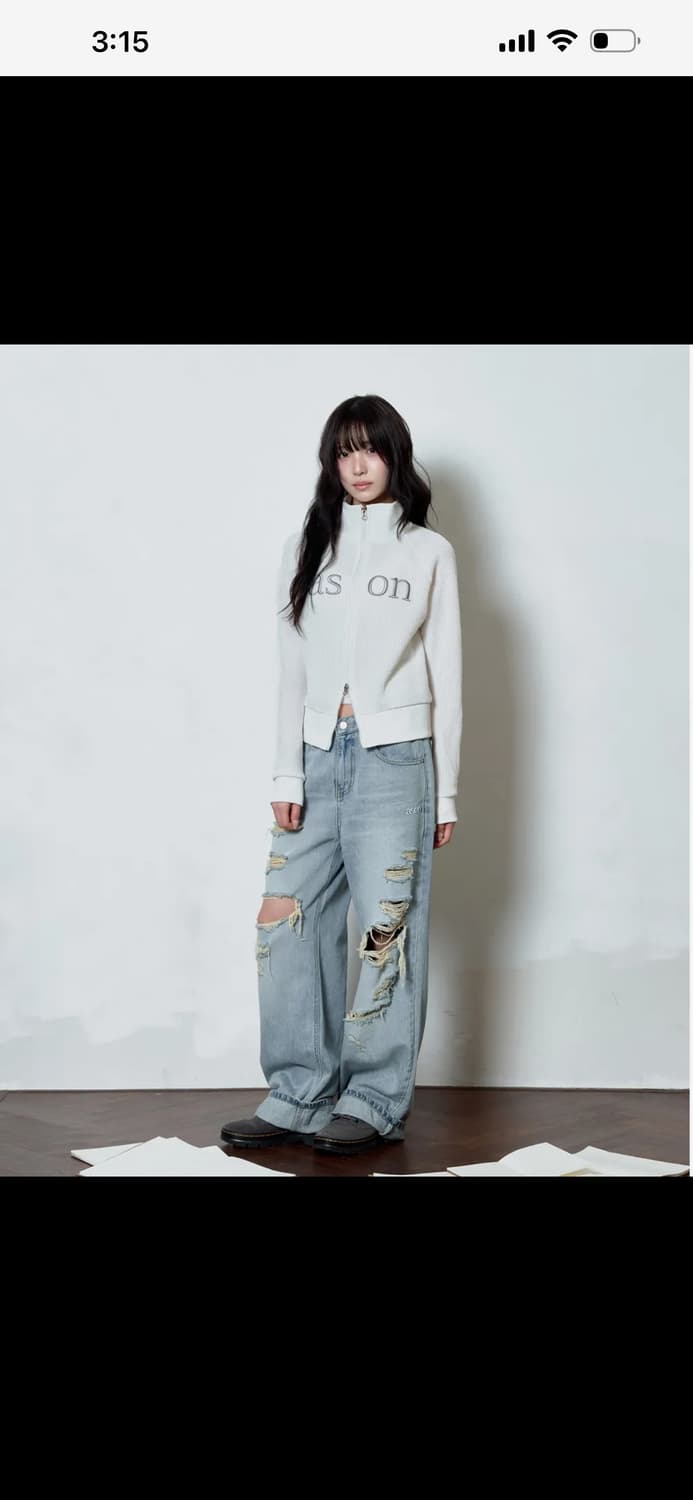 ason SKY DAMAGE PANTS  상품이미지1