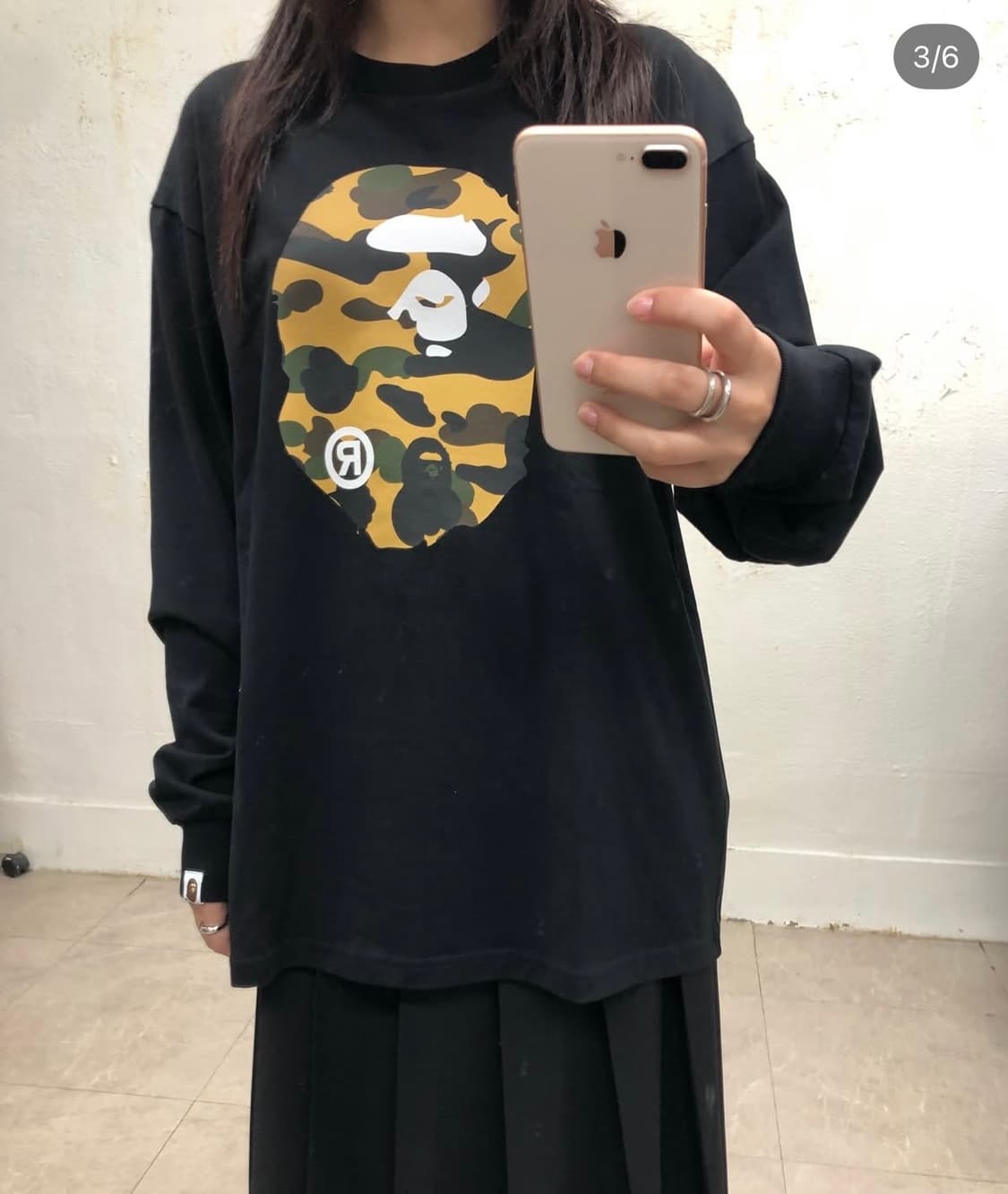 [새상품]베이프 롱슬리브 상품이미지3