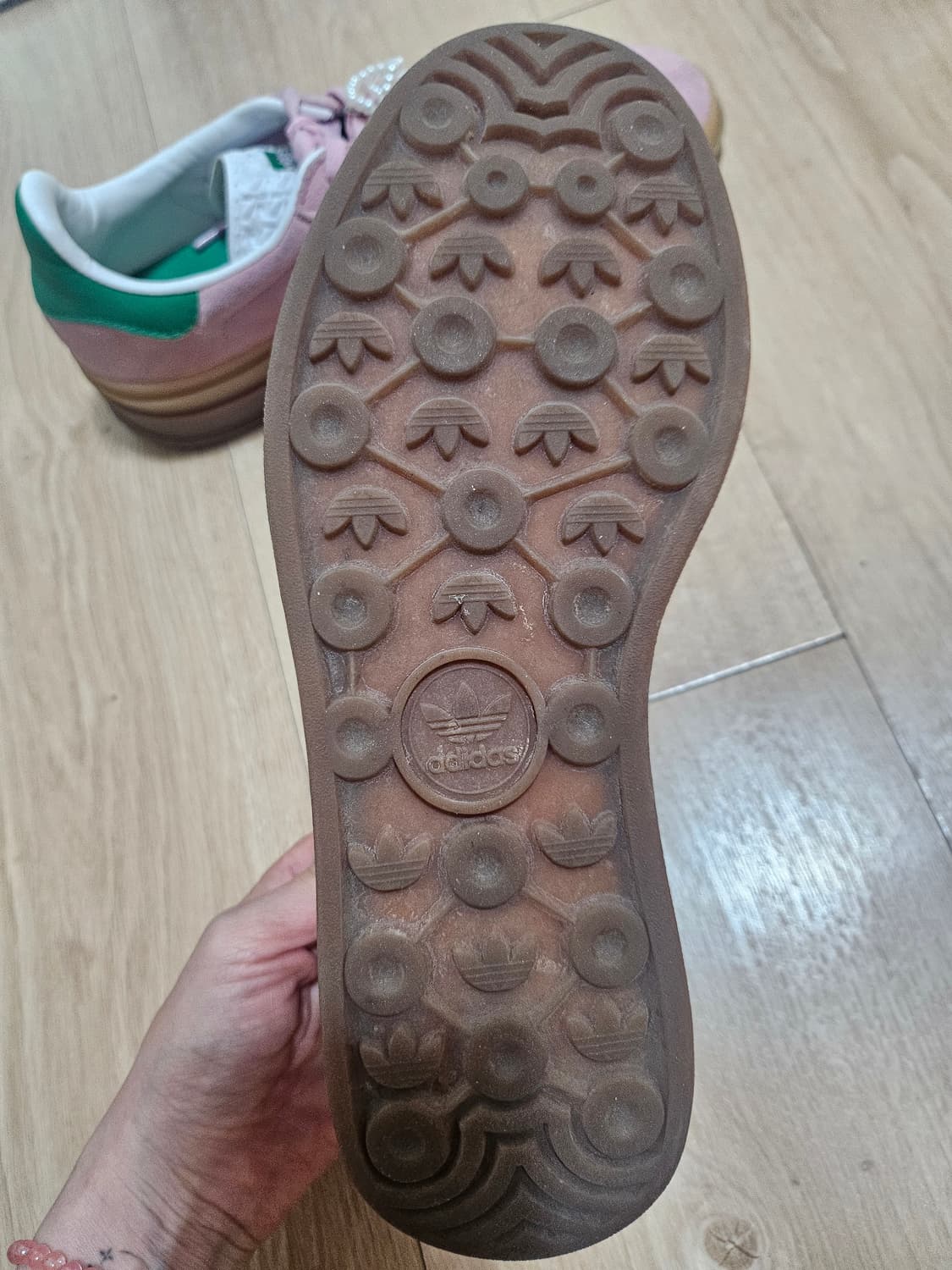 아디다스 가젤 볼드 트루핑크 그린 판매합니다 상품이미지4