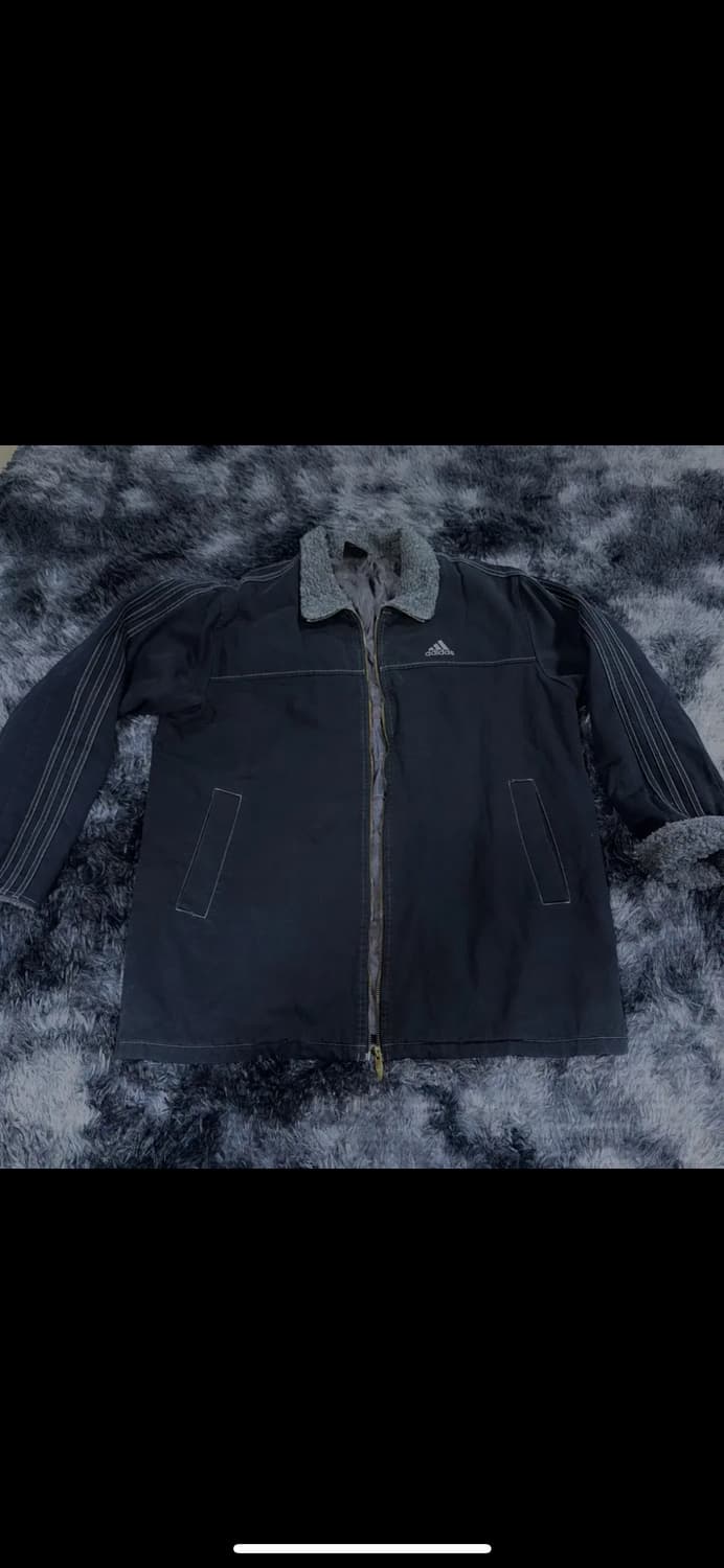 투티/ 0074 아디다스 네이비 기모 안감 워크 자켓 상품이미지3