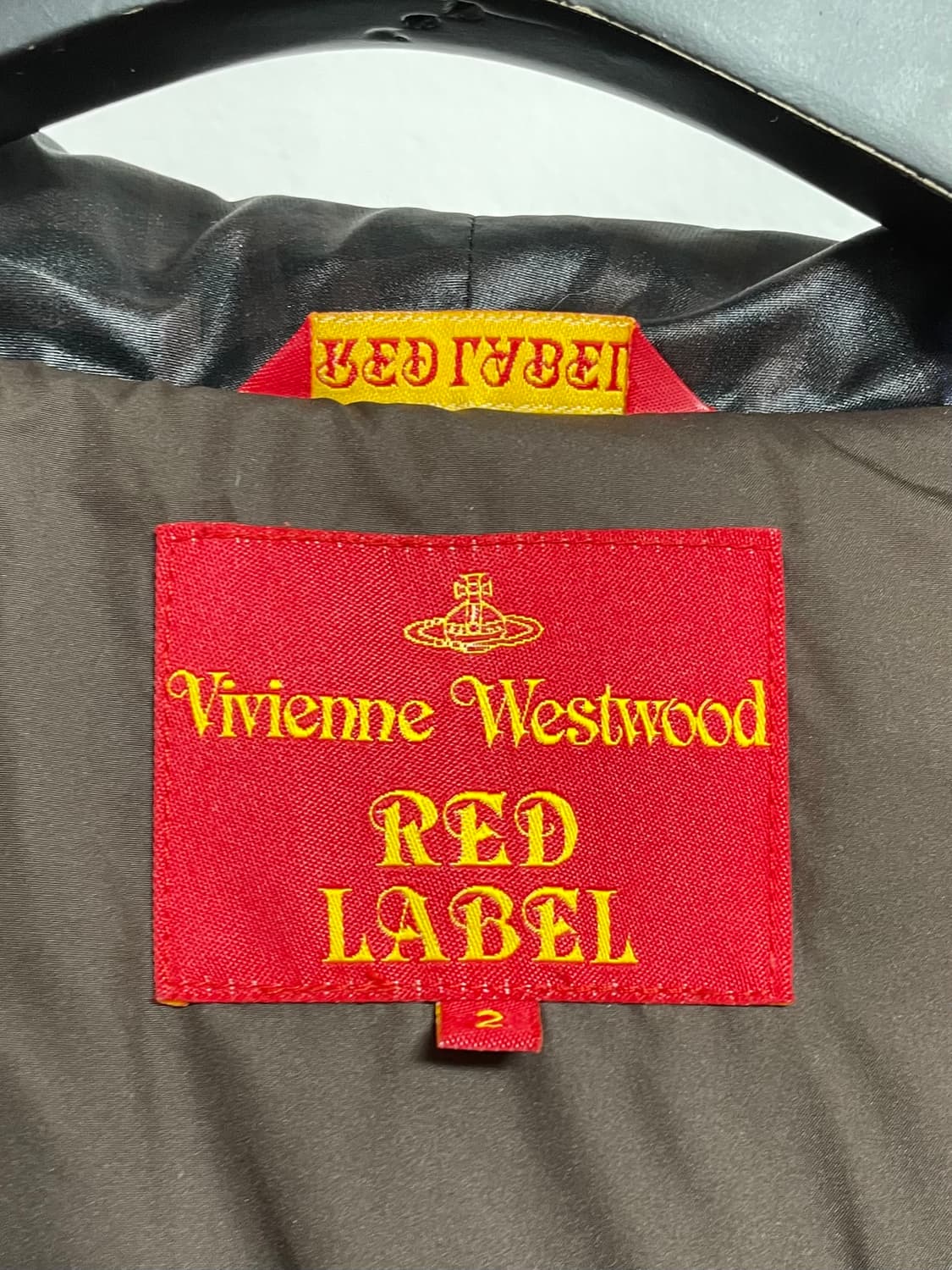 비비안웨스트우드 레드라벨 체크 다운 패딩 (on.336)  상품이미지6