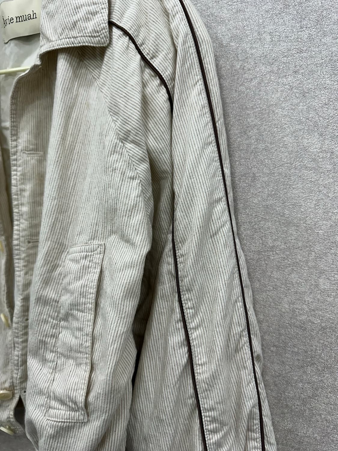 아비에무아 스트라이프 블루종 상품이미지4