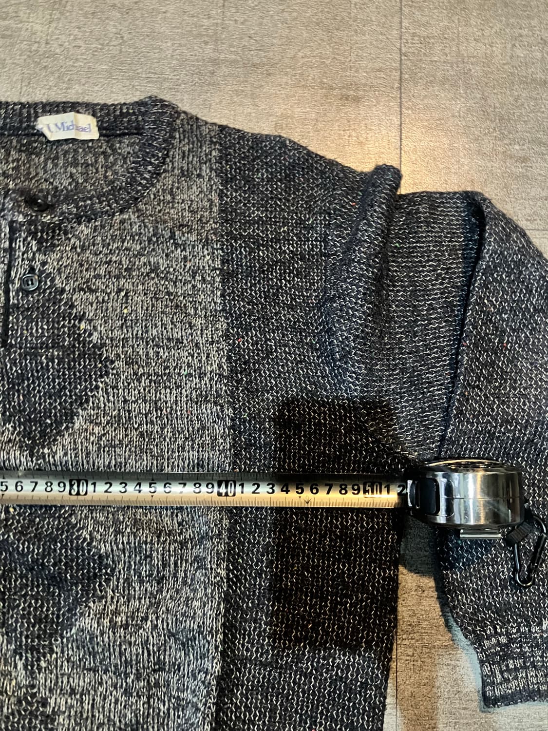 일본빈티지 Jmichael 올드스쿨아메카지 삼각패턴 니트스웨터 상품이미지2