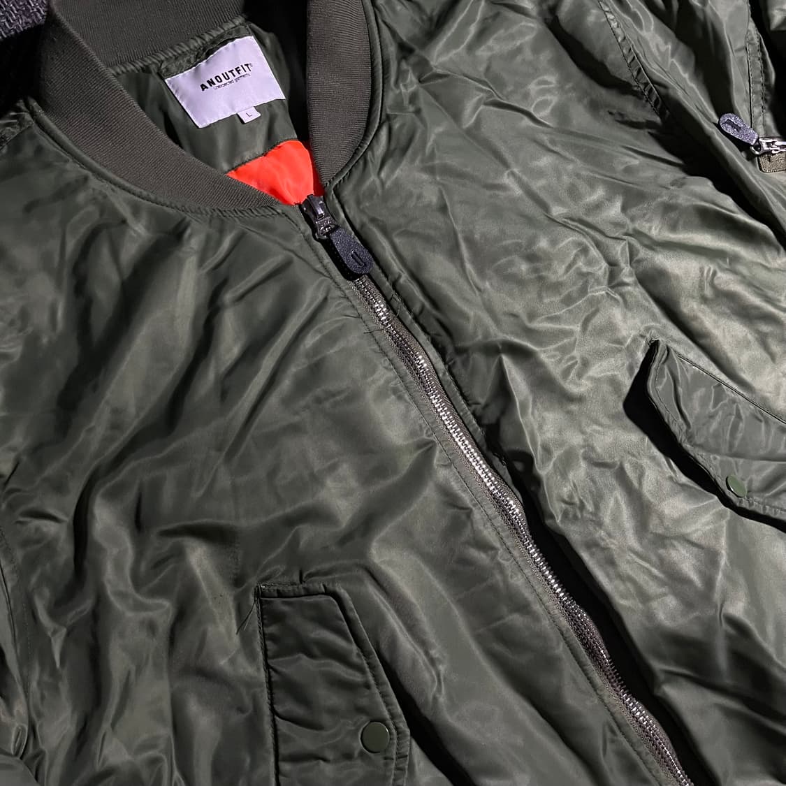 [L] ANOUTFIT 언아웃핏 항공점퍼 MA-1 상품이미지3