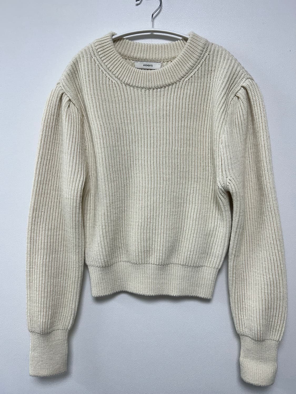 아모멘토 하프 넥 니트 ECRU 상품이미지5