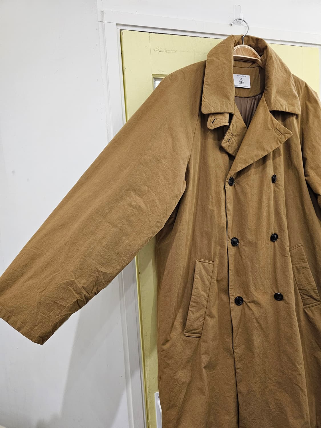 Ripo trenta anni  베이지 패딩 더블코트 상품이미지4