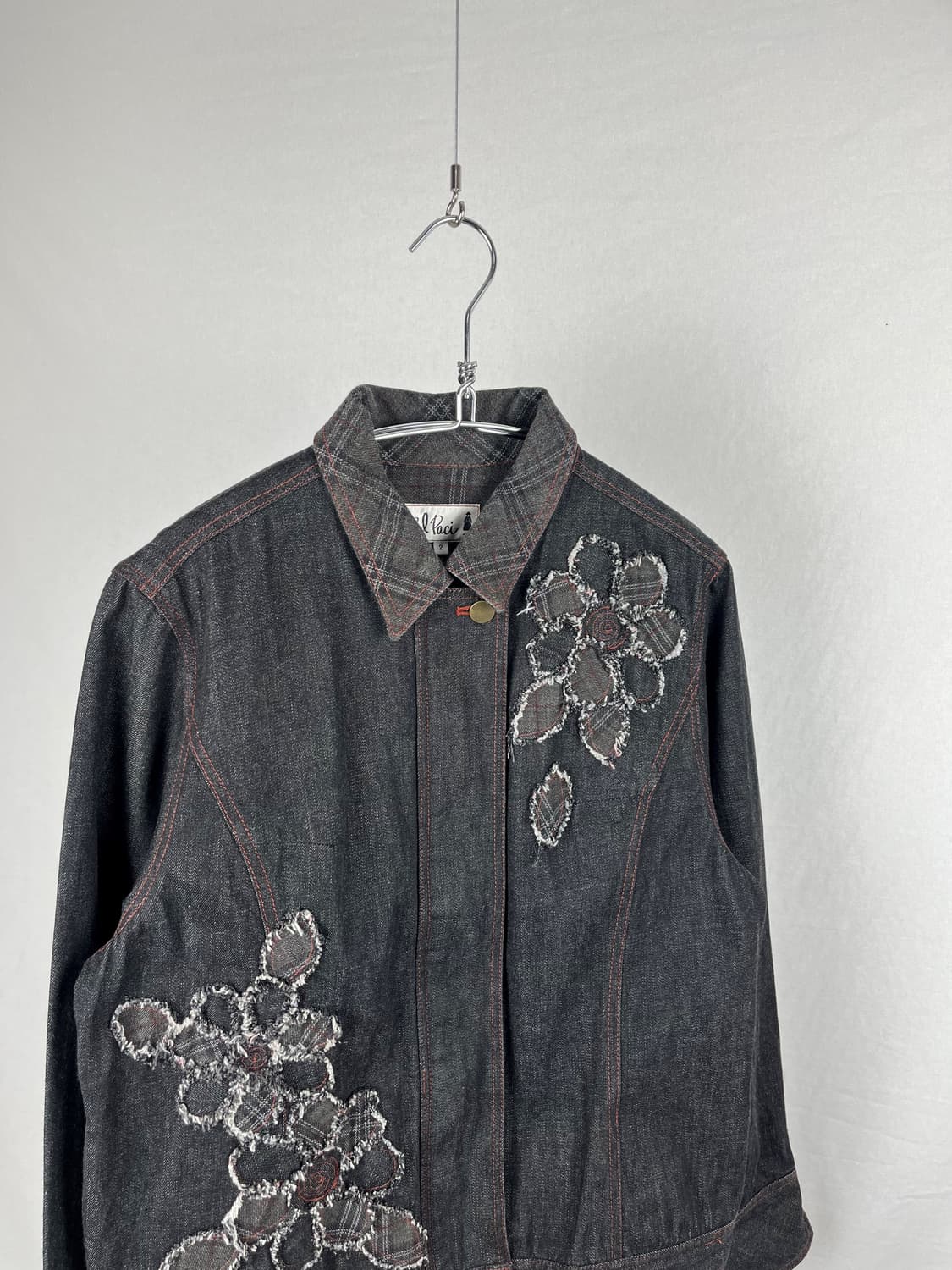 Vintage (maede in japan) 패치워크 데님 자켓  상품이미지2