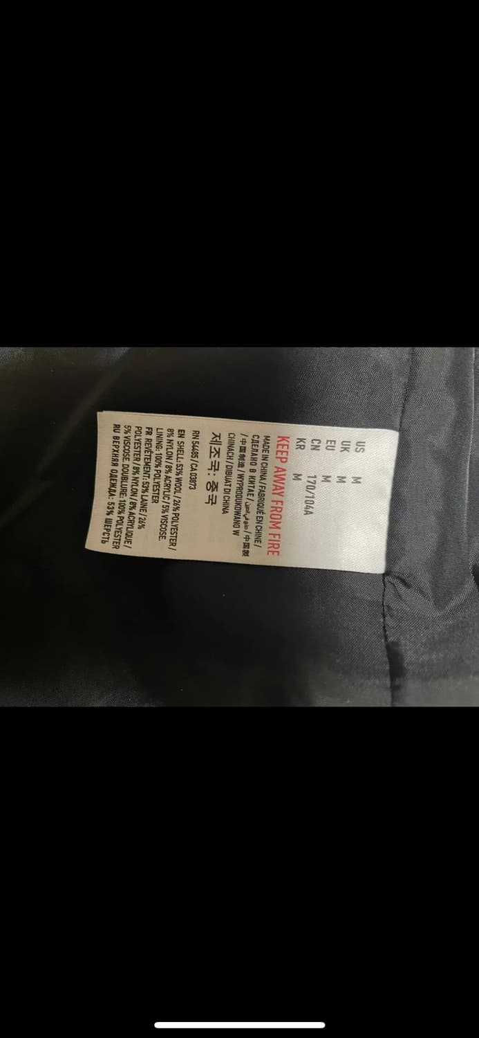 아메리칸 이글 차콜 그레이 싱글 코트 m 100 사이즈 상품이미지3