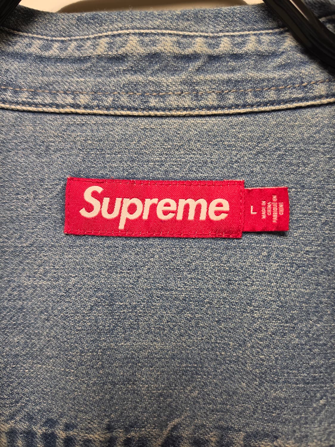 슈프림 페인터 반팔 데님 셔츠 상품이미지2