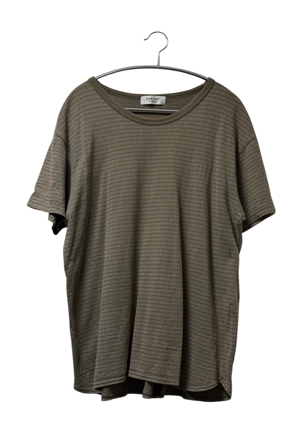 요지 야마모토 코튼 반팔 티셔츠 L 상품이미지1