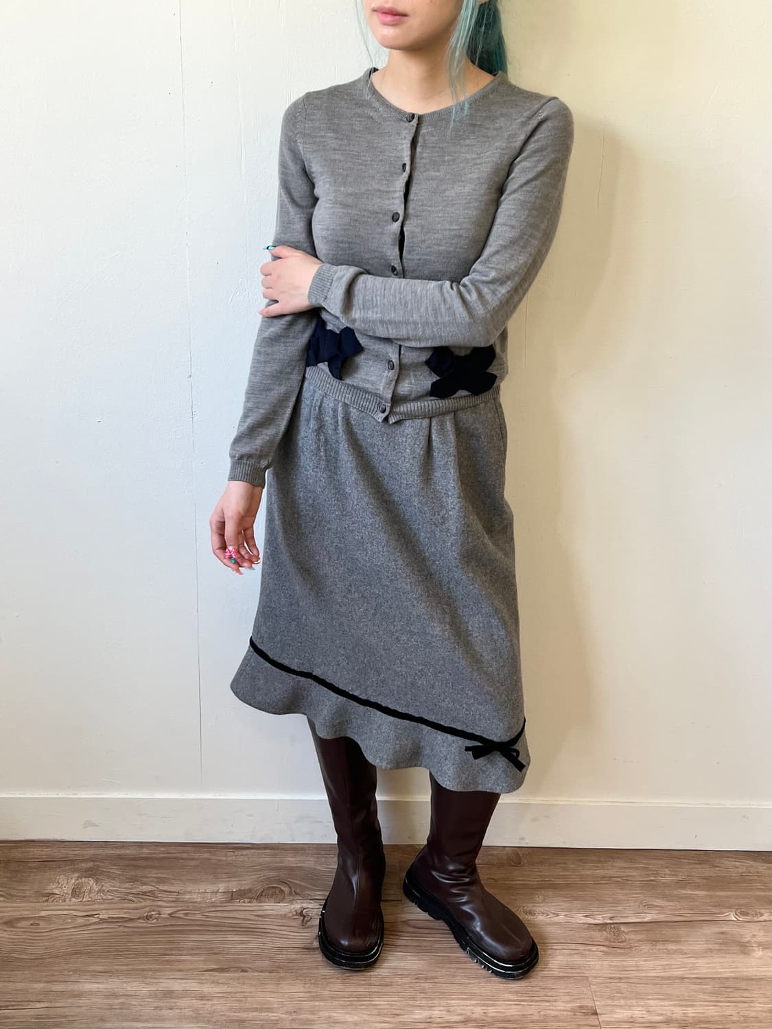 IENA SLOBE 리본 포켓 가디건 상품이미지6