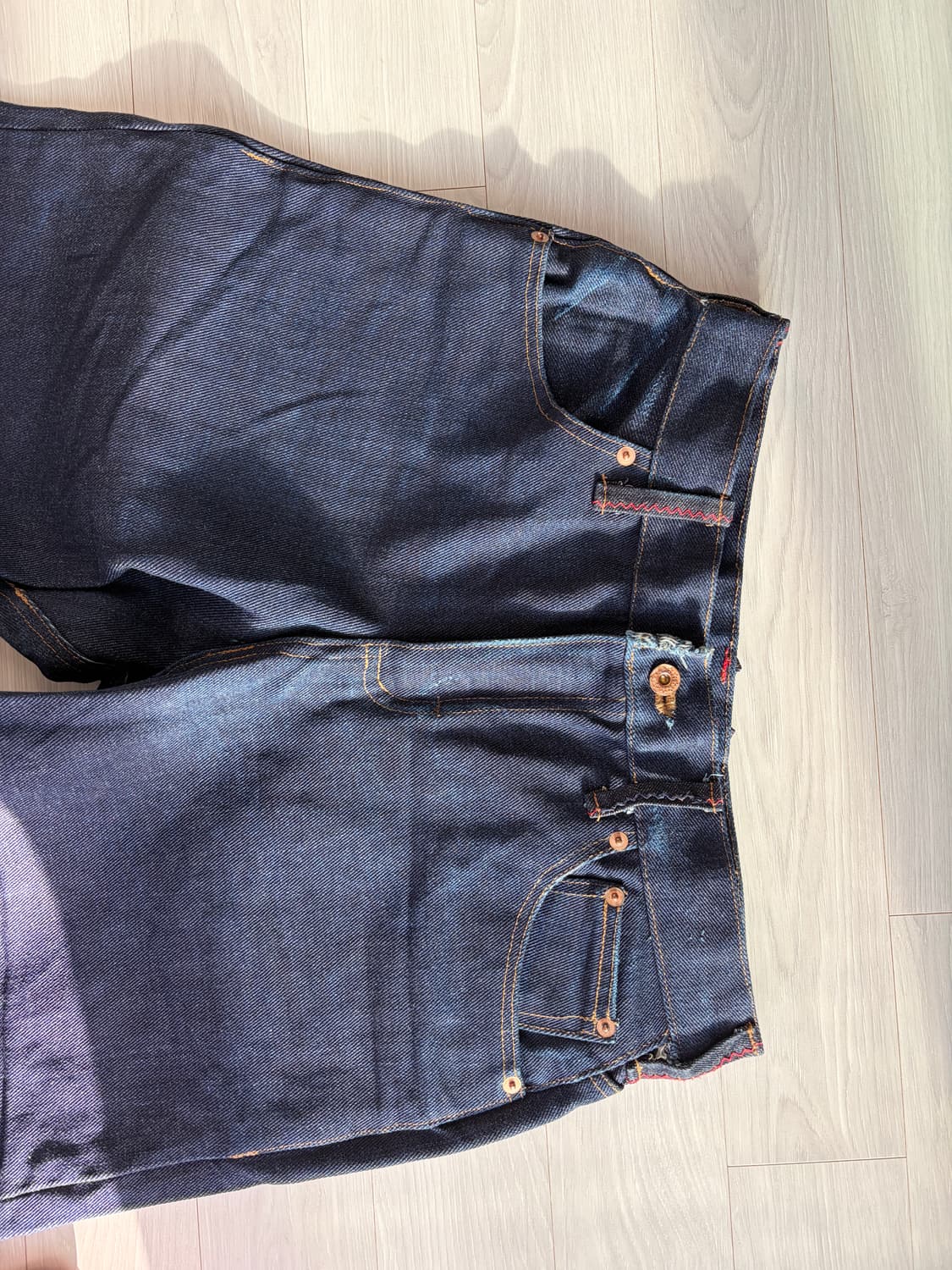 외이드 레그 셀비지 21oz 헤비 데님 상품이미지3