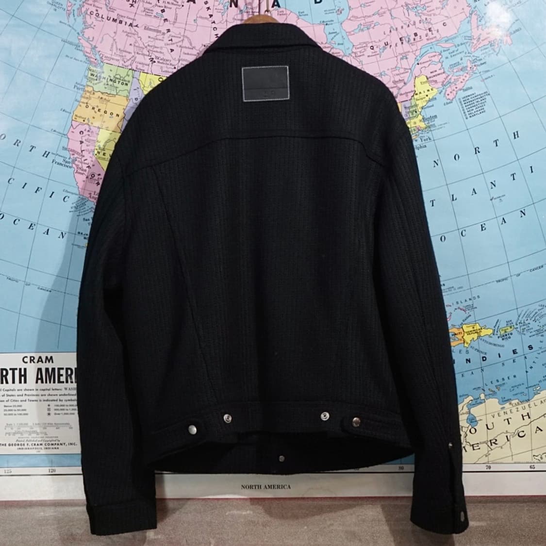 이로 스웨터 텍스처 트러커 자켓 상품이미지4